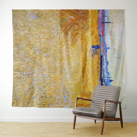 Tenture Vincent van Gogh - Les pêcheurs (En situation (horizontale))