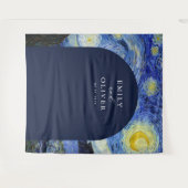 Tenture Vincent Van Gogh Mariage de nuit Starry Contexte (Devant (Horizontal))