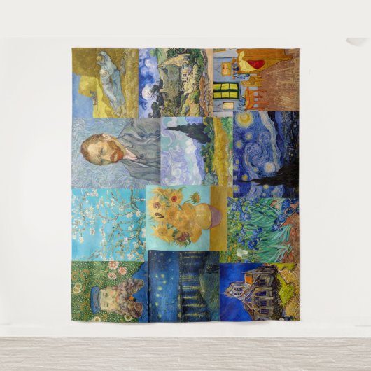 Tenture Vincent Van Gogh - Masterpieces Patchwork (Devant)