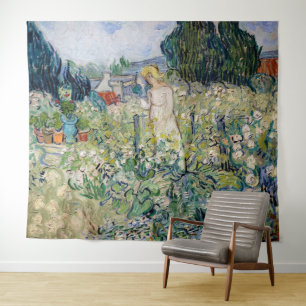 Tenture Vincent van Gogh - Miss Gachet dans son jardin