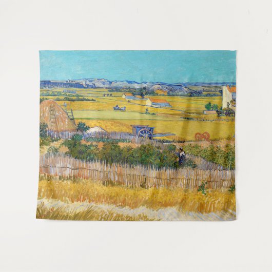 Tenture Vincent van Gogh - Moisson à La Crau (Devant (Horizontal))
