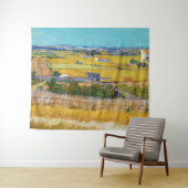 Tenture Vincent van Gogh - Moisson à La Crau (En situation (horizontale))