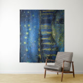 Tenture Vincent van Gogh - Nuit étoilée sur le Rhône (En situation)