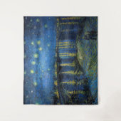 Tenture Vincent van Gogh - Nuit étoilée sur le Rhône (Devant)