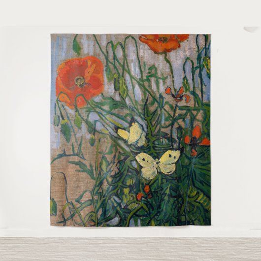 Tenture Vincent van Gogh - Papillons et papillons (Devant)