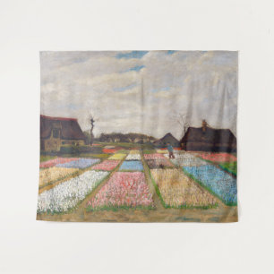 Tenture Vincent van Gogh - Parterres de fleurs en Hollande