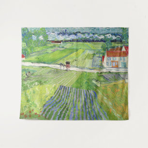 Tenture Vincent van Gogh - Paysage avec Carrosse & Train