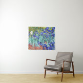 Tenture Vincent Van Gogh peignant les Iris (En situation (horizontale))
