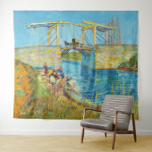 Tenture Vincent van Gogh - Pont Langlois à Arles #1 (En situation (horizontale))