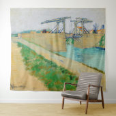 Tenture Vincent van Gogh - Pont Langlois à Arles #2 (En situation (horizontale))