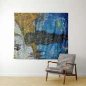 Tenture Vincent van Gogh - Route avec Cypress et Star (En situation (horizontale))