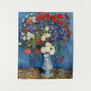 Tenture Vincent van Gogh - Vase avec des Bleuets & Coqueli