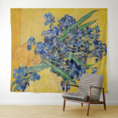Tenture Vincent van Gogh - Vase avec iris (En situation (horizontale))