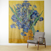 Tenture Vincent van Gogh - Vase avec iris (En situation)