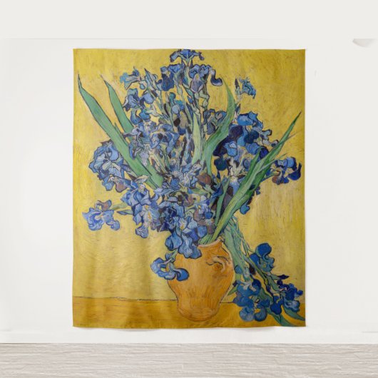 Tenture Vincent van Gogh - Vase avec iris (Devant)