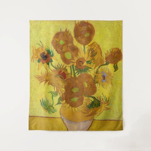 Tenture Vincent van Gogh - Vase avec quinze tournesols (Devant)