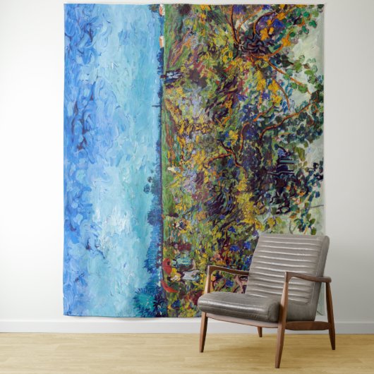 Tenture Vincent van Gogh - Vignoble vert (En situation)