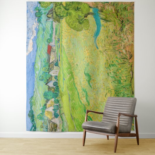 Tenture Vincent van Gogh - Vue des Vessenots près d'Auvers (En situation)