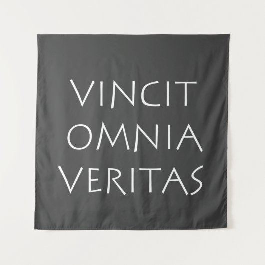 Tenture Vincit omnia veritas (Devant)