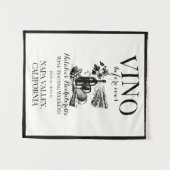 Tenture Vino Avant Vows Bach Custom Winery Bachelorette (Devant (Horizontal))