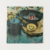 Tenture Vintage cadeau sushi (Devant)