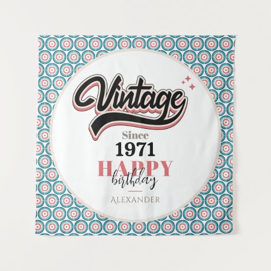 Tenture Vintage depuis - 1971 (Devant)