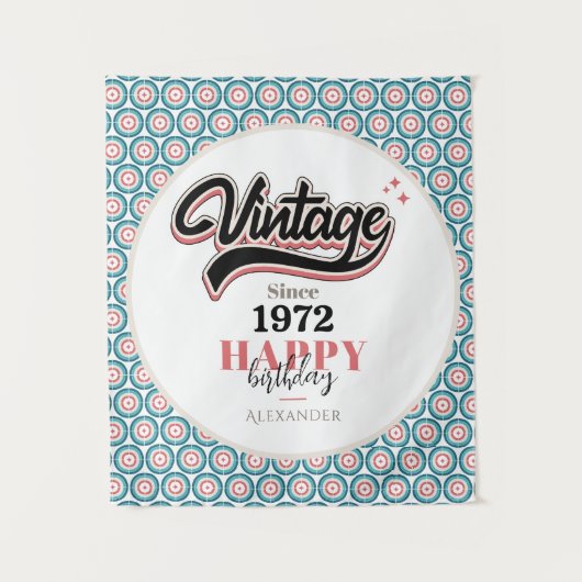 Tenture Vintage depuis - 1972 (Devant)