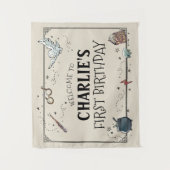 Tenture Vintage Harry Potter First Birthday (Devant)