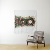 Tenture Vintage Ivy Rose Grandfather Clock (En situation (horizontale))