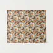 Tenture Vintage motif floral délicat. (Devant (Horizontal))