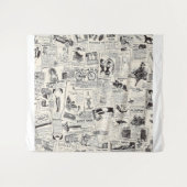 Tenture Vintage Newspaper (Devant (Horizontal))