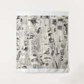 Tenture Vintage Newspaper (Devant)