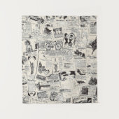 Tenture Vintage Newspaper  (Devant)