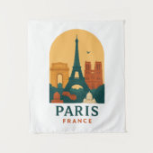 Tenture Vintage Paris Notre Dame Cathedral Tapestry (Devant)