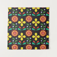 Vintage retro vintage flower vertical lines seamle