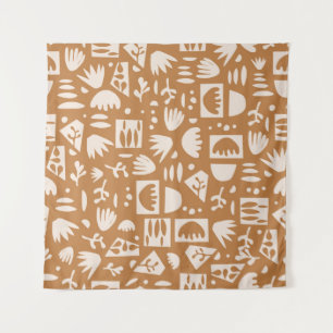 Tenture vintage scandinave simple, moderne et contemporain