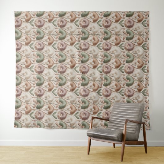 Tenture Vintage Seamless Pattern (En situation (horizontale))