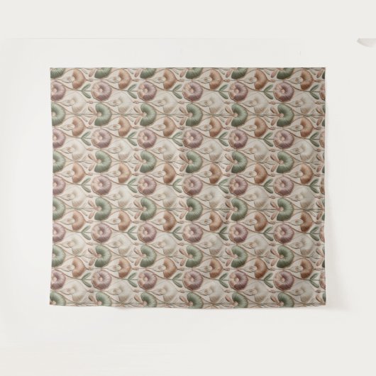 Tenture Vintage Seamless Pattern (Devant (Horizontal))