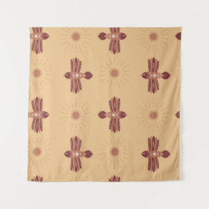 Tenture Vintage Seamless pattern with creative birds in Sc