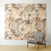 Tenture Vintage Victorian Shabby Chic Country Motif (En situation (horizontale))