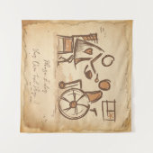 Tenture Vintage Vieux Mode Aide-soignant, Infirmière