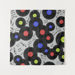 Tenture Vinyl Records : Music Note Motif