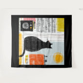 Tenture Vinyle Black Cat High Rise Live Set (Devant (Horizontal))