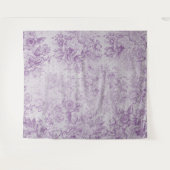 Tenture violet rustique, chic shabby, fleurs de lavande pâ (Devant (Horizontal))