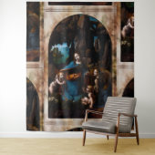 Tenture Virgin Of The Rocks by Léonard de Vinci (En situation)