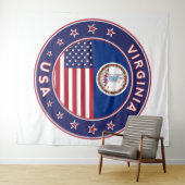 Tenture Virginie (En situation (horizontale))