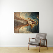 Tenture Virgo Goddess Wall Tapestry (En situation (horizontale))