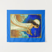 Tenture Virgo Zodiac Beauty Under a Night Sky (Devant (Horizontal))