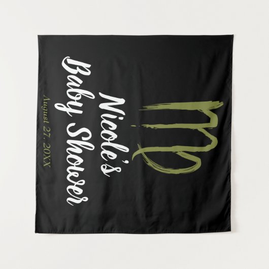 Tenture VIRGO Zodiaque Août Septembre Astrologie Fond (Devant (Horizontal))