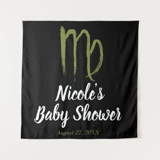 Tenture VIRGO Zodiaque août septembre Astrologie Toile de  (Devant)